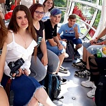 Мы в кабине London Eye!